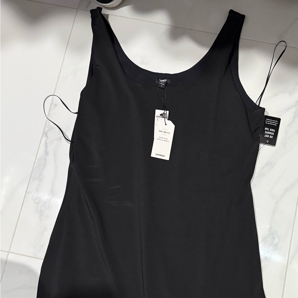 Express Black Fitted Tank Top